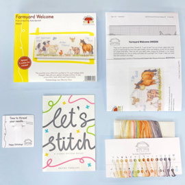 Borduurpakket Kate Garrett - Farmyard Welcome - Bothy Threads     bt-xkg20