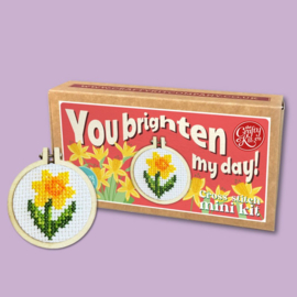 Borduurpakket Matchbox You Brighten my Day - ckc-mb-197