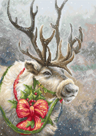 Borduurpakket Christmas Deer - Luca-S    ls-b598