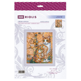 Borduurpakket Golden Cat - RIOLIS     ri-2319