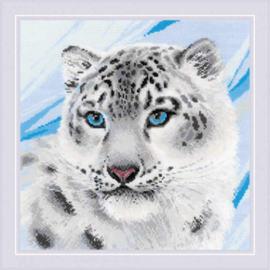 Borduurpakket Snow Leopard - RIOLIS    ri-1886
