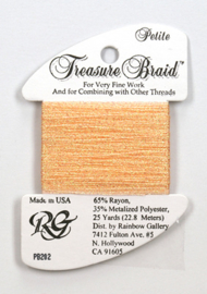 Petite Treasure Braid Pearl Peach - Rainbow Gallery    rg-pb202
