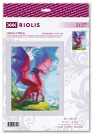 Borduurpakket Your Mighty Dragon - RIOLIS  ri-2127