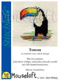 Borduurpakket Toucan - Mouseloft  ml-004-r03