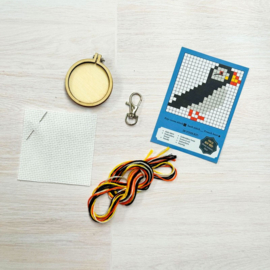 Borduurpakket Matchbox I Puffin Love You! - ckc-mb-053