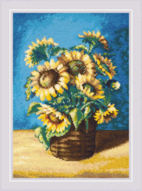 Borduurpakket Sunflowers in a Basket after N. Antonova's Painting - RIOLIS    ri-2040