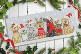 Borduurpakket Karen Tye Bentley - Holiday Hounds - Bothy Threads     bt-xktb10