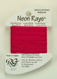Neon Rays Rose - Rainbow Gallery    rg-n101