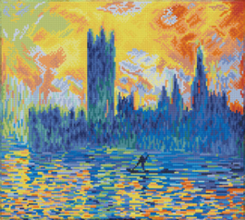 Diamond Dotz London Parliament in Winter (après Monet) - Needleart World    nw-dd10-038