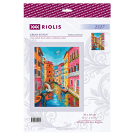 Borduurpakket Where the Sea Begins - RIOLIS     ri-2327