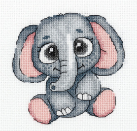 Borduurpakket Lola the Elephant - PANNA    pan-08-0349