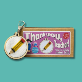Borduurpakket Matchbox Thank you Teacher! - ckc-mb-076