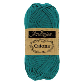 Scheepjes Catona 50 gram / 401 Dark Teal