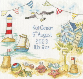 Borduurpakket Kate Garrett - My First Holiday - Bothy Threads    bt-xkg08