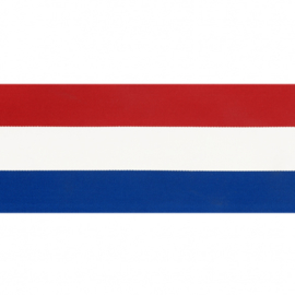 Nationaallint / Rood, wit, blauw lint / 10, 15, 25, 38, 50, 70 en 100 mm