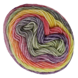 Stone washed flow XL Blauw geel 01 / Delight