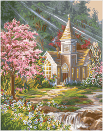 Diamond Dotz Be Still Spring - Needleart World   nw-dd13-036