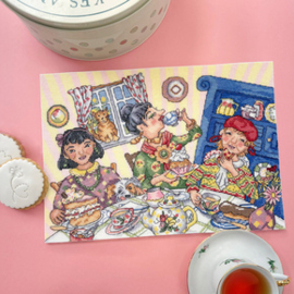 Borduurpakket Wendy Brown - Tea And Cake - Bothy Threads        bt-xwb02