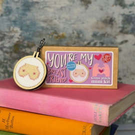 Borduurpakket Matchbox - You're my Breast Friend! - ckc-mb-133