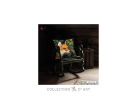 Kussen borduurpakket Fox - Collection d'Art   cda-5442