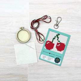 Borduurpakket Matchbox I Love You Cherry Much - ckc-mb-058