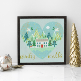 Borduurpakket Hilary Yafai - Wintry Walks - Bothy Threads   bt-xhy05