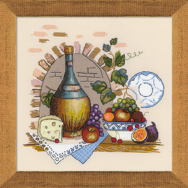 Borduurpakket Still Life with Cheese - RIOLIS    ri-1303