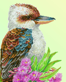 Diamond Dotz Kookaburra & Gum Blossom - Needleart World  nw-dd10-056