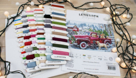 Borduurpakket Christmas Delivery - Leti Stitch   leti-l8014