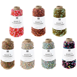 Rico Creative Make it Flockchen - Sneeuwvlokjes - aards - 005