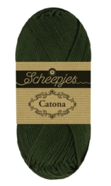 Scheepjes Catona 50 gram /  096 Seaweed - Diep Donker Groen