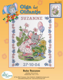 Borduurpakket Baby Suzanne - The Stitch Company    tsck-1401e