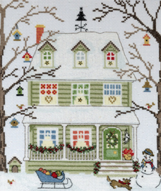 Borduurpakket New England Homes - Winter - Bothy Threads    bt-xss04
