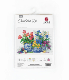 Borduurpakket Spring flowers - Luca-S  ls-b2386