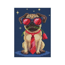 Borduurpakket Friendly Woof! - Collection d'Art     cda-bc8120