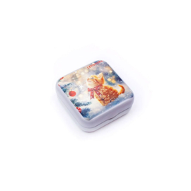 Merry Meow Metallic Box - Leti Stitch     leti-25638