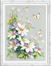 Borduurpakket Clematis - Chudo Igla    ci-100-062