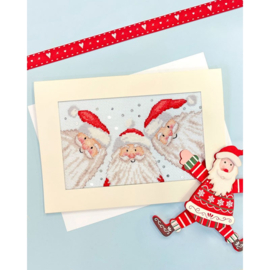 Borduurpakket Julie Oldham - Santa Selfie - Bothy Threads     bt-xmas88