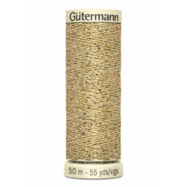 Gutermann metallic garen kleur goud nr: 024