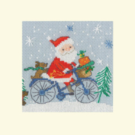 Borduurpakket Dale Simpson - Delivery By Bike - Bothy Threads   bt-xmas51