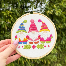 Vrij borduren pakket Santa's Gnomes - Milpoint     mil-e1-025k
