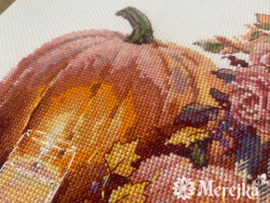 Borduurpakket Still Life with Pumpkins - Merejka   mer-k241
