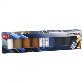 Gutermann Naaigaren set Demin / 8 klosjes + Naalden