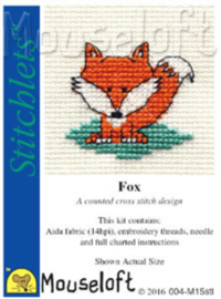 Borduurpakket Fox - Mouseloft    ml-004-m15