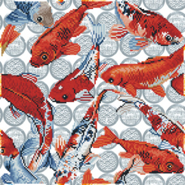 Diamond Dotz Koi Mosaic - Needleart World    nw-dd09-051