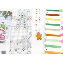 Borduurpakket Sweetmas Ornaments - Leti Stitch     leti-l9969
