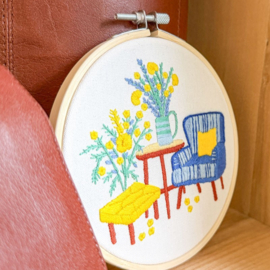 Vrij borduren pakket Cosy Corner - Milpoint     mil-e1-011k