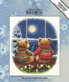 Borduurpakket William's Christmas Wish - Heritage Crafts     hc-1863a