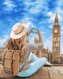 Schilderen op nummer London, I Love You! - Collection d'Art  cda-pbn-j050