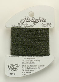 Hi-Lights Dark Gray - Rainbow Gallery     rg-h608